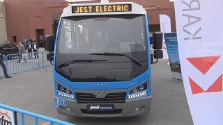 Karsan Jest Electric Bus Blue 2020 Exterior and Interior [upl. by Barney]