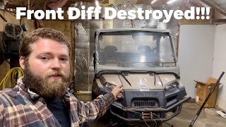 Polaris Ranger 800 AWD Destroyed let’s repair it [upl. by Innos]