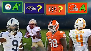 2023 NFL Draft Grades For EVERY Pick  AFC North [upl. by Sayers]