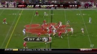 Clemson vs Florida State Football Highlights 2009 [upl. by Zebada]