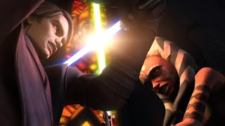 Anakin vs The Son on Mortis 4K HDR  Star Wars The Clone Wars [upl. by Inneg936]