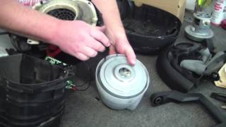 How To Replace The Motor In A Wertheim 5035 Vacuum Cleaner  How To Fix The Grinding Motor Sound [upl. by Assenna]