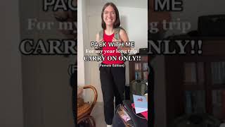 Pack with Me  1 Year Backpacking Southeast Asia Female Edition [upl. by Grant]