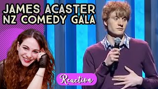 JAMES ACASTER  New Zealand Comedy Gala 2013  REACTION [upl. by Anigar64]