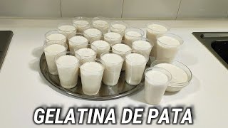 COMO HACER GELATINA DE PATA  A MI ESTILO [upl. by Chic]