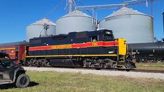 The Marengo Fire Department Fundraiser Ride on the Iowa Interstate in October 2023 [upl. by Aidnyl]