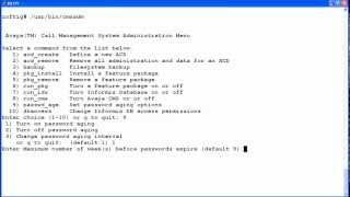 How to use the cmsadm utility to configure password aging on Avaya CMS Solaris servers [upl. by Ennaed736]