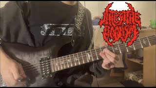 Intestine Baalism  Agony in the Stone Chamber guitar cover [upl. by Hwu157]