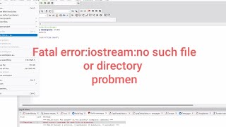 Fatal erroriostreamno such fileor directory in code block app problem [upl. by Rosenfeld]