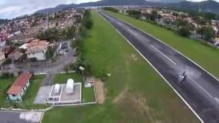 Aeroporto de Paraty Pousos Decolagem Drone Phantom Vision 2 plus [upl. by Woods]