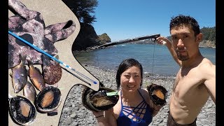 Spearfishing and Freediving Catch n Cook w the Girlfriend and Wilderness Medic [upl. by Eelano]