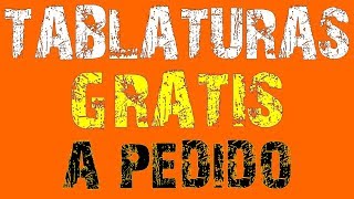 Tablaturas de Guitarra GRATIS y por Pedido  por Jesús Amaya [upl. by Damour]