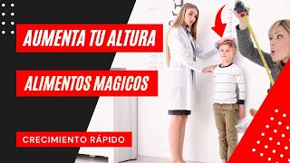 Alimentos para crecer más alto Comprobado por la ciencia [upl. by Lontson]