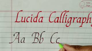 Lucida calligraphy  Italic calligraphy  Lucida handwriting Rahul Ryachand [upl. by Helmut]