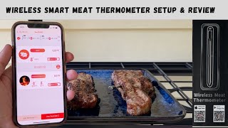 Wireless Smart Meat Thermometer Setup amp Review [upl. by Sabba]