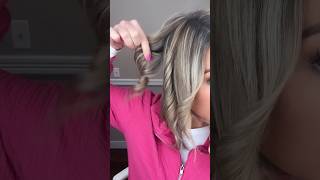 🚨How to curl with a flat iron 🚨 This is the EASIEST and BEST technique hairtutorial [upl. by Karli315]