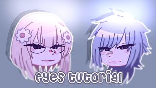 Gacha eyes tutorial 👀  Gacha club [upl. by Jelle]