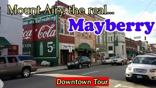 Mount Airy NC  Mayberry USA  Lunch at Snappy Lunch  Downtown Shopping Antiquing and more [upl. by Hausmann]