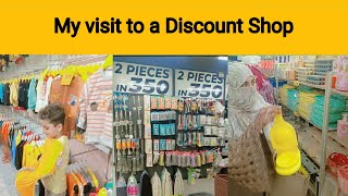 My visit to a Discount Shop  YouTube video  funny video  Fatima Faisal vlogs [upl. by Corilla]