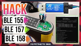 Hack patinete Xiaomi Downgrade BLE157  BLE158 ✅ Tutorial STLINK V2 [upl. by Brindell]