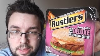 Rustlers Deluxe Bacon Cheeseburger Review [upl. by Carr]