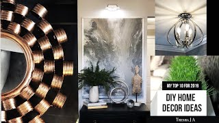 My Top Home Decor DIYs for 2019 You Should Try [upl. by Ydna]