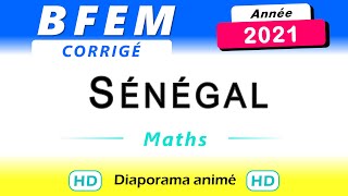 BFEM Maths Sénégal 2021 correction [upl. by Attebasile]