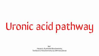 Uronic acid pathway  Biochemistry [upl. by Reppep455]