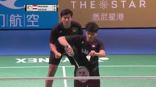 XIAMENAIR Australian Badminton Open 2016  F M2MD  PraSuw vs FerSuk [upl. by Enenaj]