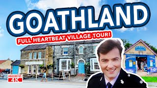 GOATHLAND  Full tour of Goathland Whitby Heartbeat Aidensfield Harry Potter Hogsmeade [upl. by Millford]