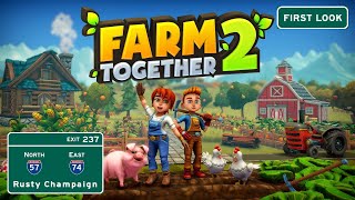 Farm Together 2 First Look  Welcome to Cozy Farm Life Episode 1 [upl. by Fisken520]