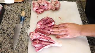 Turkey Preparation Deboning Skinning and Kebab Planning [upl. by Ackler]