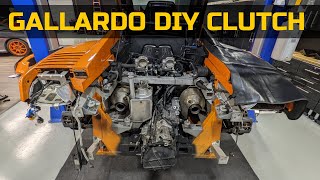 Lamborghini Gallardo Superleggera DIY Clutch Replacement  Part 1 [upl. by Ydderf903]