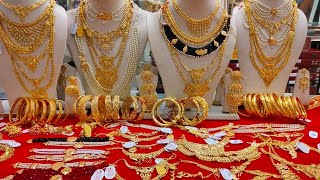 10 gram থেকে mantasa churi bala chik necklace under 1lakh gold design with pricesunflowerjewellers [upl. by Judson582]