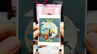 Cuphead halloween trickortreat Cut amp Paste Sticker ASMR happyhalloween [upl. by Atiekan]