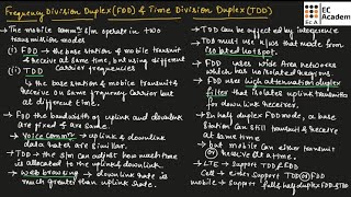 Frequency division duplex and Time division duplex In communication system  EC Academy [upl. by Notsruht]