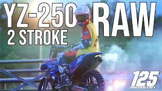 YZ250 2 stroke edit  Raw riding clips [upl. by Ydnih887]