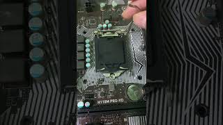 CPU installation intel G4560 shorts [upl. by Nomaid]