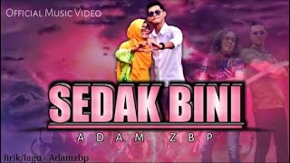 SEDAK BINI  AdamZBP Official Music Video [upl. by Wistrup]