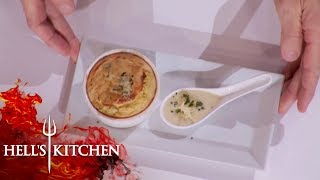 Gordon Ramsay Amazed By Soufflé  Hells Kitchen [upl. by Jasisa493]