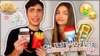 ON TESTE VOS PIRES MELANGES DE BOUFFE [upl. by Proffitt]