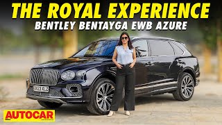 Bentley Bentayga EWB review  Palace on wheels  First Drive  Autocar India [upl. by Reklaw587]