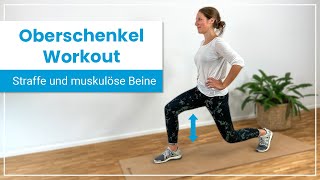 Oberschenkel Workout ➡️ Diese Übungen sorgen für straffe amp muskulöse Beine [upl. by Eednac827]