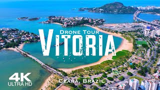 Vitória 2024 🇧🇷 Drone Aerial 4K  Espírito Santo Vitoria Brazil Brasil [upl. by Gemini112]