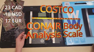 COSTCO CONAIR Body Analysis Scale [upl. by Bracci]