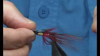 Tying the Ayrshire Red Shrimp Salmon Fly with Davie McPhail [upl. by Inaflahk]