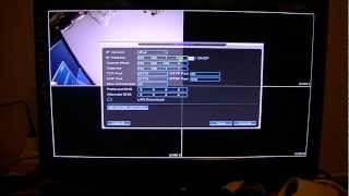 Xvision 4 Channel NVR  How to Setup the IP Address [upl. by Tacye]