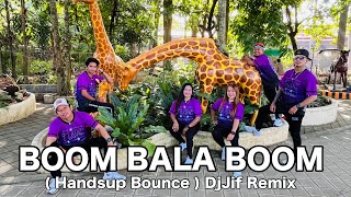 BOOM BALA BOOM  Handsup Bounce  DjJif Remix  THE LEVEL UP CREW  DANCE Fitness [upl. by Sapphera]