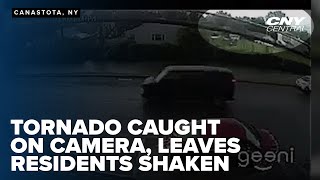 Canastota tornado caught on camera damage leaves residents shaken [upl. by Araec]