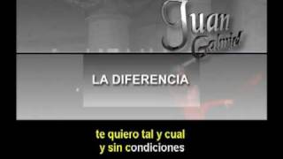 La diferencia  Juan Gabriel karaoke [upl. by Lachance]